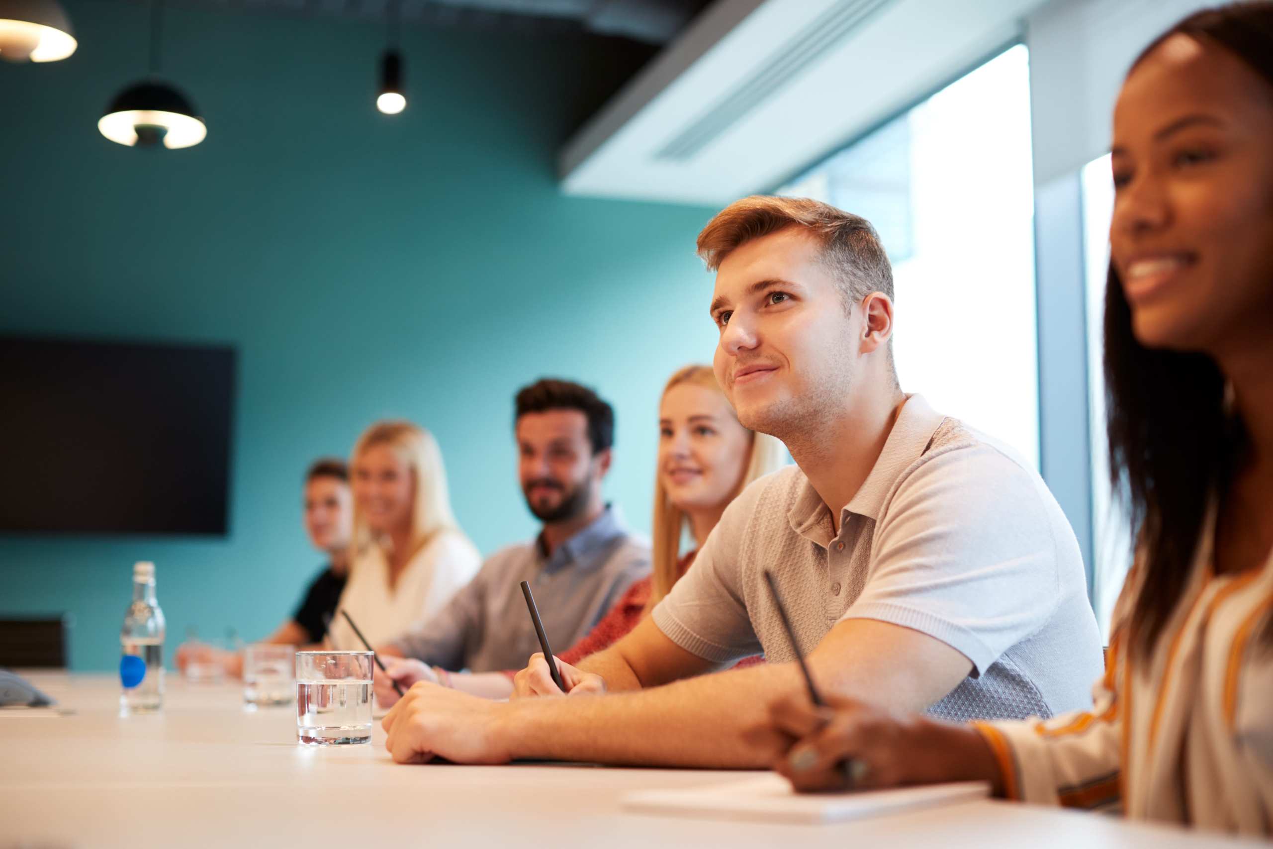 étudiants conférence sur l'apprentissage