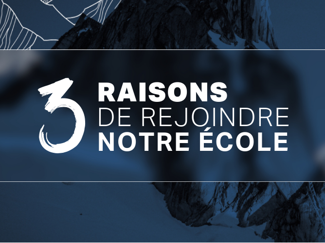 3 raisons de rejoindre notre école